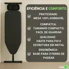 Tabua De Passar Roupa Mesa Dobrável Reforçada Member's Mark Lisa Cinza-escuro - Imagem 2