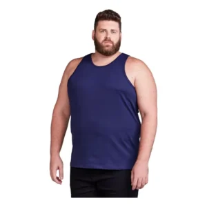 Camiseta Regata Plus Size Masculina Sem Manga Confortável