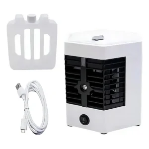 Climatizador Portátil B-Max BM-F919 Ar Frio Umidificador Purificador Branco 500mL