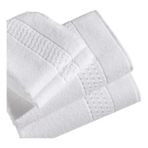 Kit 4 Toalhas De Piso Profissional Teka Madri Branco 600g/m² Branco