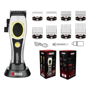 Máquina de Corte de Cabelo Wmark NG7030B Profissional Sem Fio Aço Inox 240min