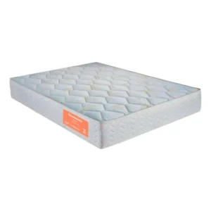 Colchão Casal Ortopédico Madeira Ouro Bege Orthocrin 138x188x24 Alto Suporte Conforto Extrafirme Tecido Resistente Fresco