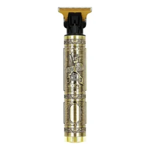 Barbeador Elétrico Daling Retro Inox Sem Fio Dourado Fade Master Series