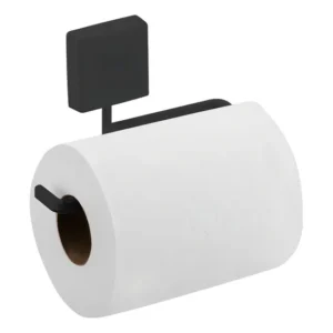 Porta Papel Higiênico Aço Preto Fosco Future