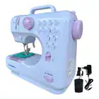 Mini Máquina De Costura Portátil Tomada Com Pedal Lanmax Branco 127/220v - Imagem 6