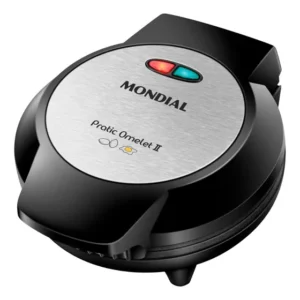 Omeleteira Pratic Omelet Ii Mondial Preto/inox 800w Om-04-bi