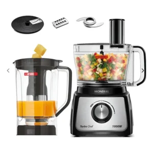 Multiprocessador 5 Em 1 Mondial Turbochef Potência 1000w Loi Preto 110v