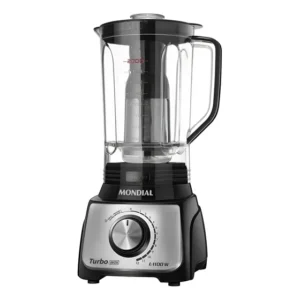 Liquidificador Mondial Turbo L-1100 12 Velocidades 1100w Preto E Inox 220v
