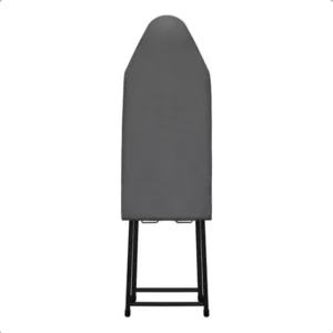 Mesa Açomix Tábua De Passar Roupa Reforçada Dobrável Preto Lisa Preto