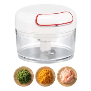 Mini Processador Alimentos Alho Manual Triturador 200ml