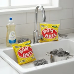 Kit 2 Esponja De Aço Bombril Lã Econômica