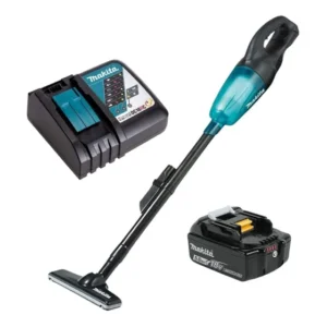 Aspirador Pó Makita 18v + Bateria 5.0ah + Carregador Bivolt 18v