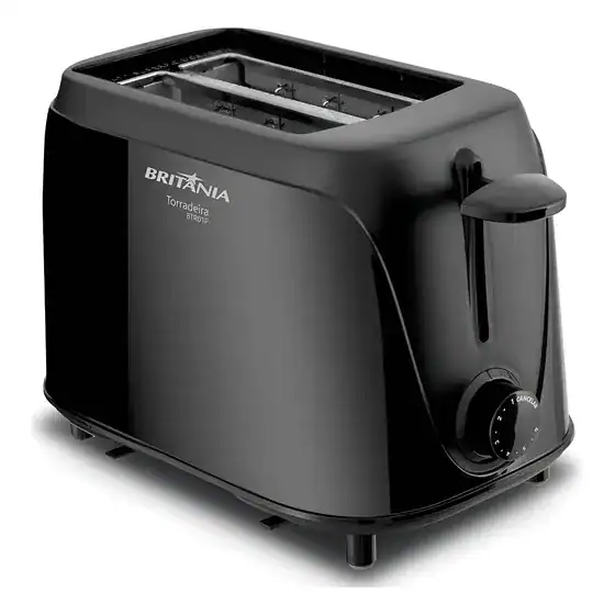 Torradeira Britânia 127v Btr01p Com 6 Níveis De Tostagem Preto 127v