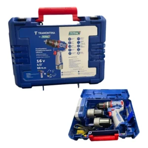 Parafusadeira/furadeira 1/2 16v Tramontina By Total 2bateria Azul 16v