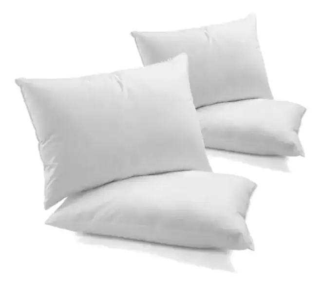 Kit 4 Travesseiro Ortobom Percal 200 Fios 100% Algodão Cor Branco - Imagem 5