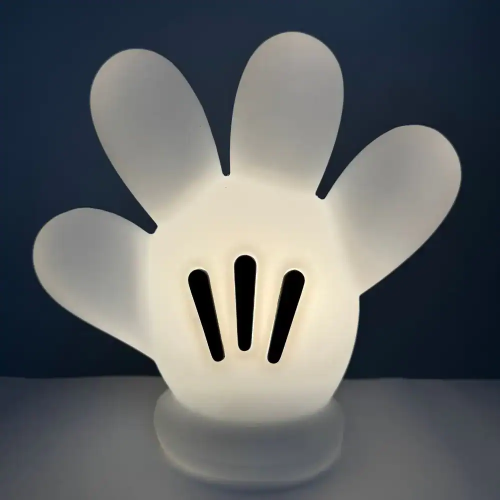 Luminaria Usare Luva Do Mickey Mouse sem Lâmpada - Disney - Imagem 4