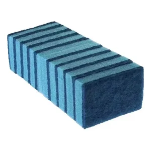 Kit 10 Esponjas Antiaderente Azul Nao Risca Com Nota Fiscal Azul
