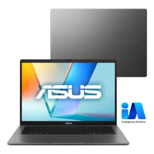 Notebook ASUS Vivobook S14 S3407CA Intel Core Ultra 5 225H 16GB Ram 512GB SSD Windows 11 Tela 14" LED FHD Silver - LY113W