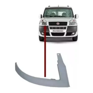 Moldura Farol Dianteiro Direito Fiat Doblo 2016