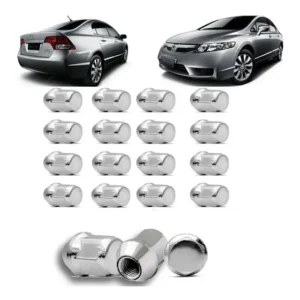 Jogo 20 Porcas Roda 19mm Honda New Civic 2009 2012