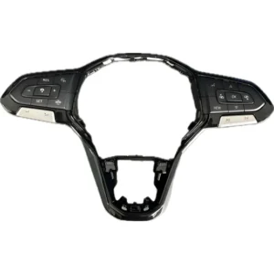 Moldura Black Piano Para Volante Vw Nivus Com Botões Black Piano Com Acc