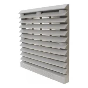 2pcs Grade Plástica C/ Filtro P/ Ventilador Cooler 120x120mm Cinza