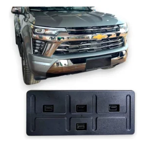 Suporte Base Placa Dianteira S10 2024-2026 Ltz High Country Preto Fosco