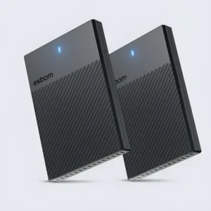 Kit 2 Case Hd Externo Sata 2.5 Gaveta Slim Usb 3.0 5 Gbps Preto