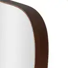 Espelho Orgânico Retrô Moldura Em Couro 3cm 170x70cm - Flame Moldura Café - Imagem 2