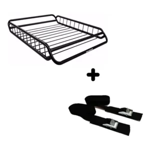 Kit Rack Bagageiro Gradeado Big + Cinta Amarração
