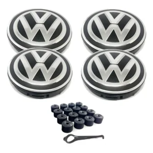 Kit Calotinha Tampa De Roda Saveiro Cross + 20 Capa Parafuso