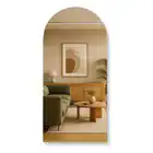Espelho Oval Base Reta Formma 90x45 Design Moderno Pinterest Slipper - Suporte - Imagem 8