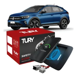 Carregador Celular Automotivo Por Indução Nivus 2020 A 2025 Preto