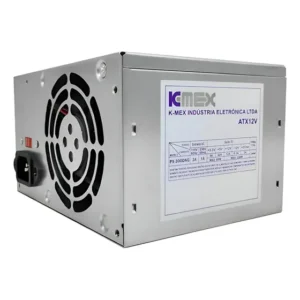 Fonte 200w Para Computador Desktop Bivolt 110/220v + Cabo Preto