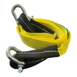 Cinta Reboque 4x4 10ton X 3 Mts Dupla Costura + 2 Manilhas Amarelo