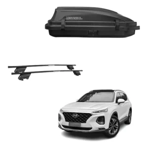Bagageiro Maleiro De Teto Santa Fé 2014 A 2020 300l Rack