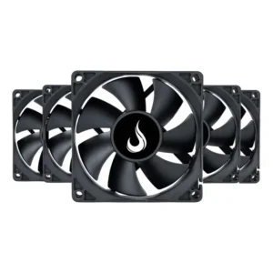 Kit 5 Cooler Fan Rise Mode Black 80mm 12v Preto Rm-bk-02-fb