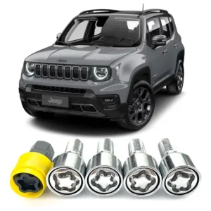 Parafuso Trava Antifurto De Roda Jeep Renegade Todos