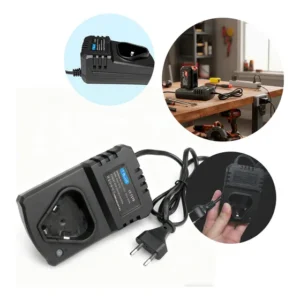 Carregador De Bateria Bivolt Portátil Com Led 12v