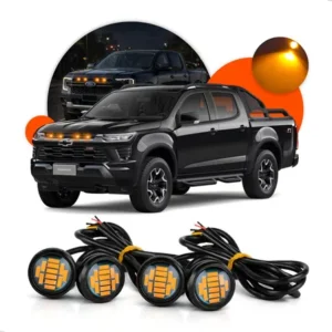 Kit 4 Super Luz De Grade Led Ambar Pick Ups Camionetes