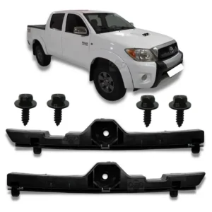Par Suporte Guia Parachoque Dianteiro Hilux 2005 Até 2011