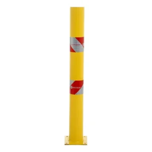 Poste Guarda Vaga Estacionamento Fixo Com Argola Al-302 50cm