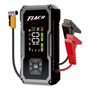 Auxiliar Partida Veiculo 12v C/ Compressor De Ar 600a Flach