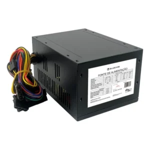 Fonte De Alimentação Bluecase C/cabo 350w - Blu350-cbps3 Cor Cinza