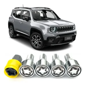 Trava Parafuso Antifurto De Roda Jeep Renegade Todos