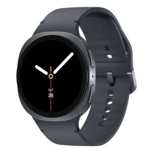 Samsung Watch 8 Sport 44 mm Smarwatch Bluetooth Grey L330 Capa cinza escuro Malha cinza escuro Moldura cinza escuro Design de malha de fluoroelastômero
