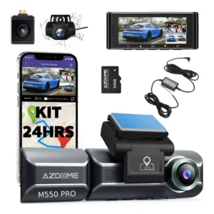 Azdome M550 Pro Wifi 5g Automotiva Carro Uber Kit 24h C/ Nf