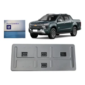 Suporte Placa Parachoque Dianteiro S10 2024 2025 Original Preta