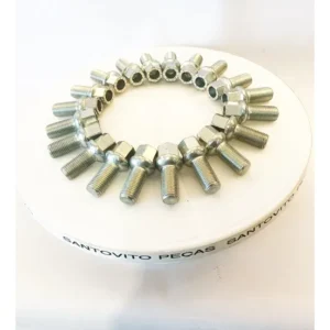 Parafuso Da Roda Vw Fox Polo Original Wht001812 20 Peças