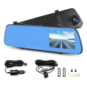 Retrovisor Câmera Veicular Aiker Frontal E Traseiro Full Hd